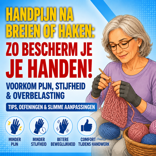 Handpijn na het breien of haken: zo bescherm je je handen