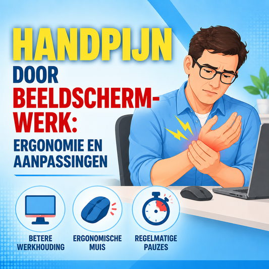 Handpijn door beeldschermwerk: ergonomie en aanpassingen