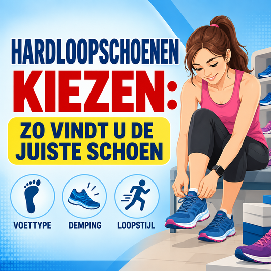 Hardloopschoenen kiezen: hoe u de juiste schoen vindt voor uw voet en loopstijl