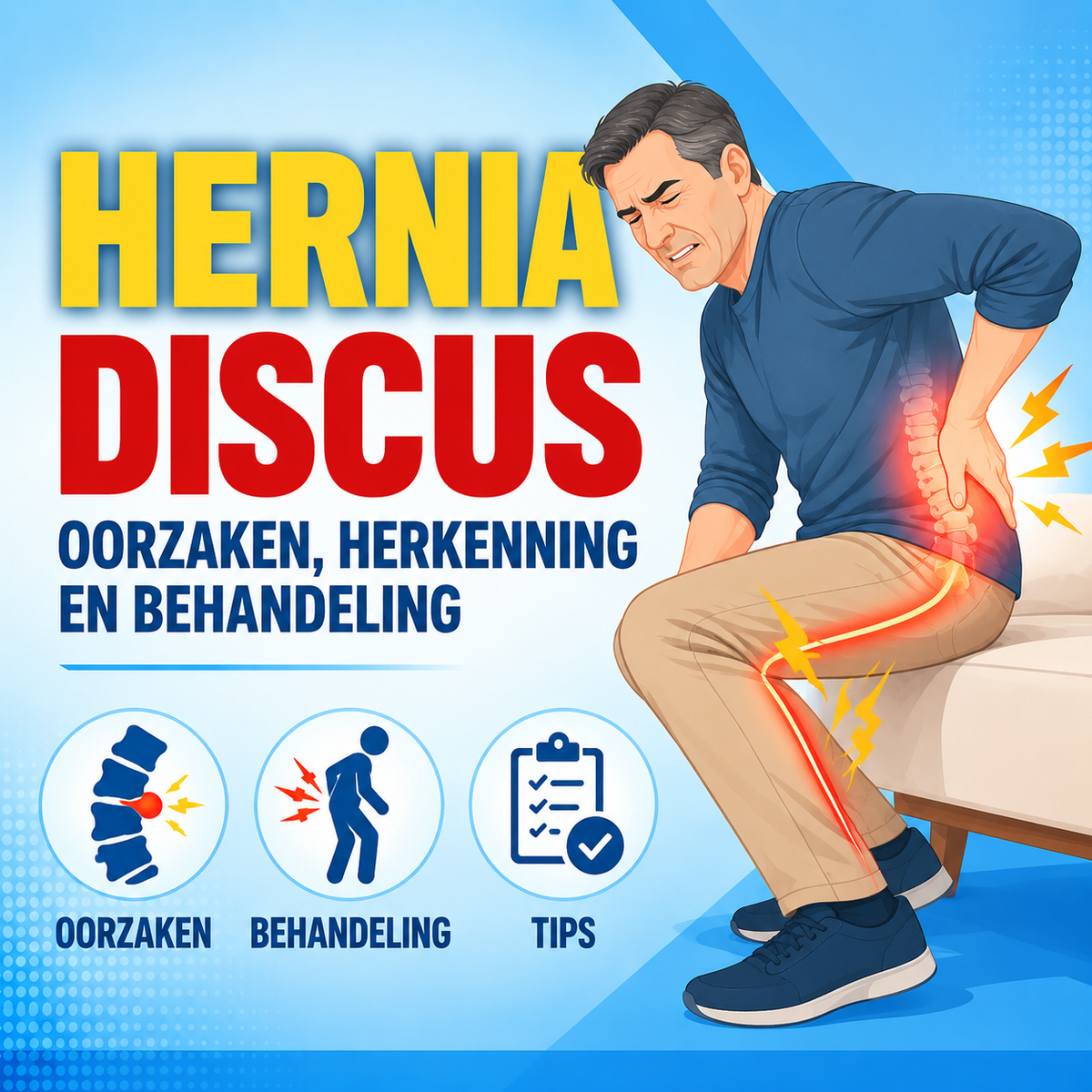Hernia discus prolaps: oorzaken, herkenning en behandeling