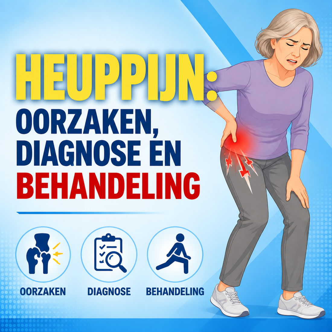 Heuppijn: oorzaken, diagnose en de beste behandeling