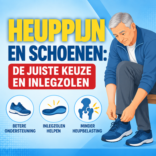 Heuppijn en schoenen: de juiste keuze en inlegzolen