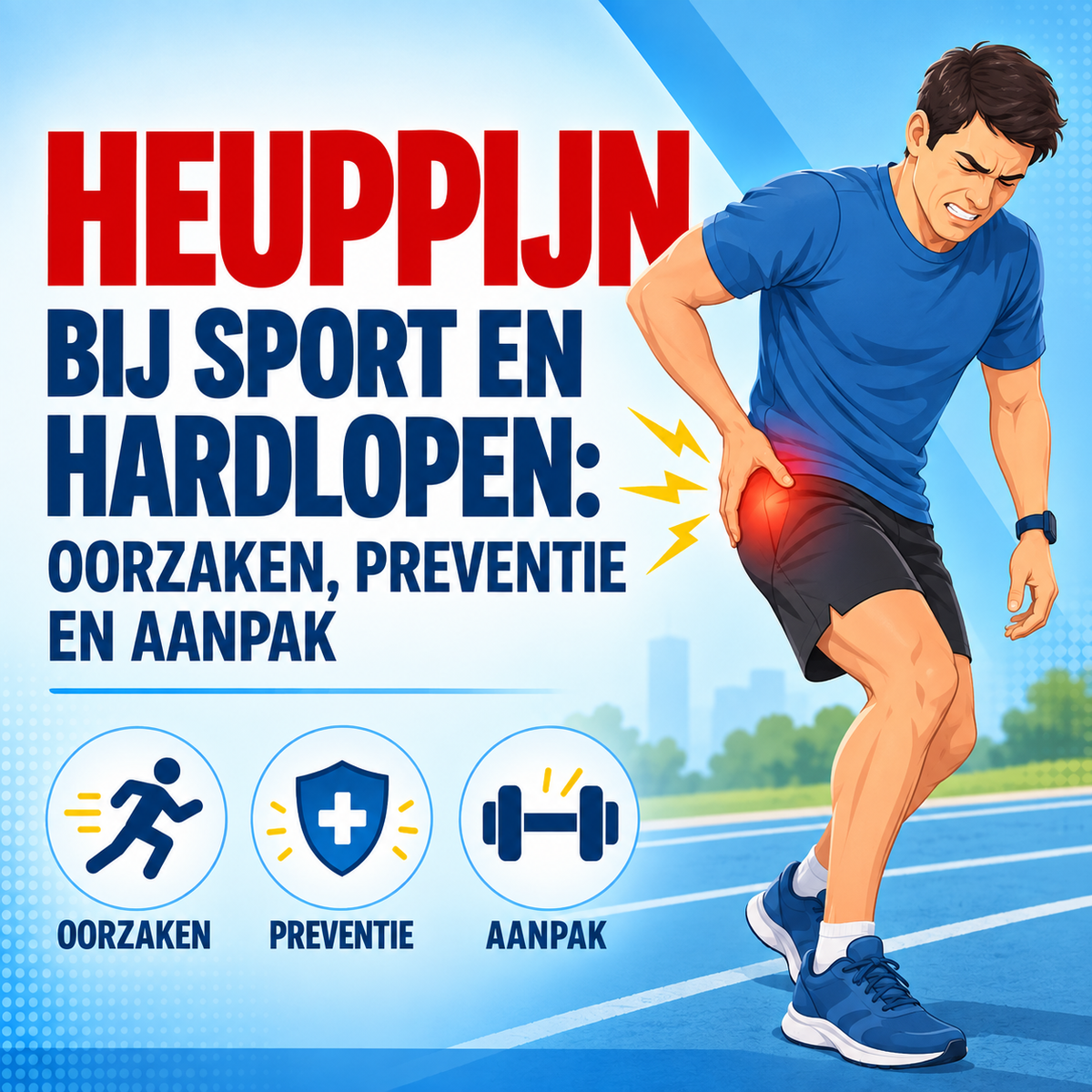 Heuppijn bij sport en hardlopen: oorzaken, preventie en aanpak