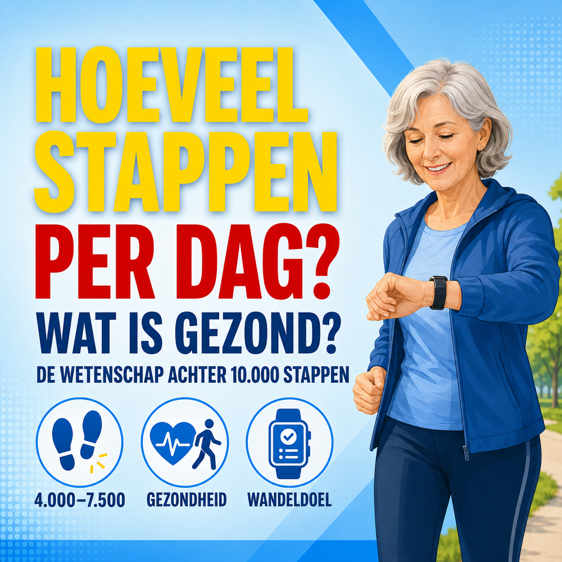 Hoeveel stappen per dag zijn gezond? De wetenschap achter het magische getal