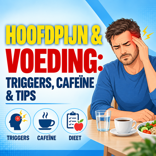 Hoofdpijn en voeding: triggers, cafeïne en dieetaanpassingen
