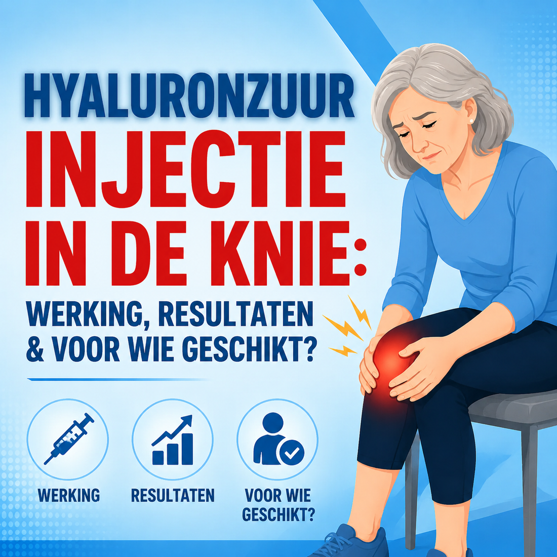 Hyaluronzuur injectie in de knie: werking, resultaten en voor wie geschikt?