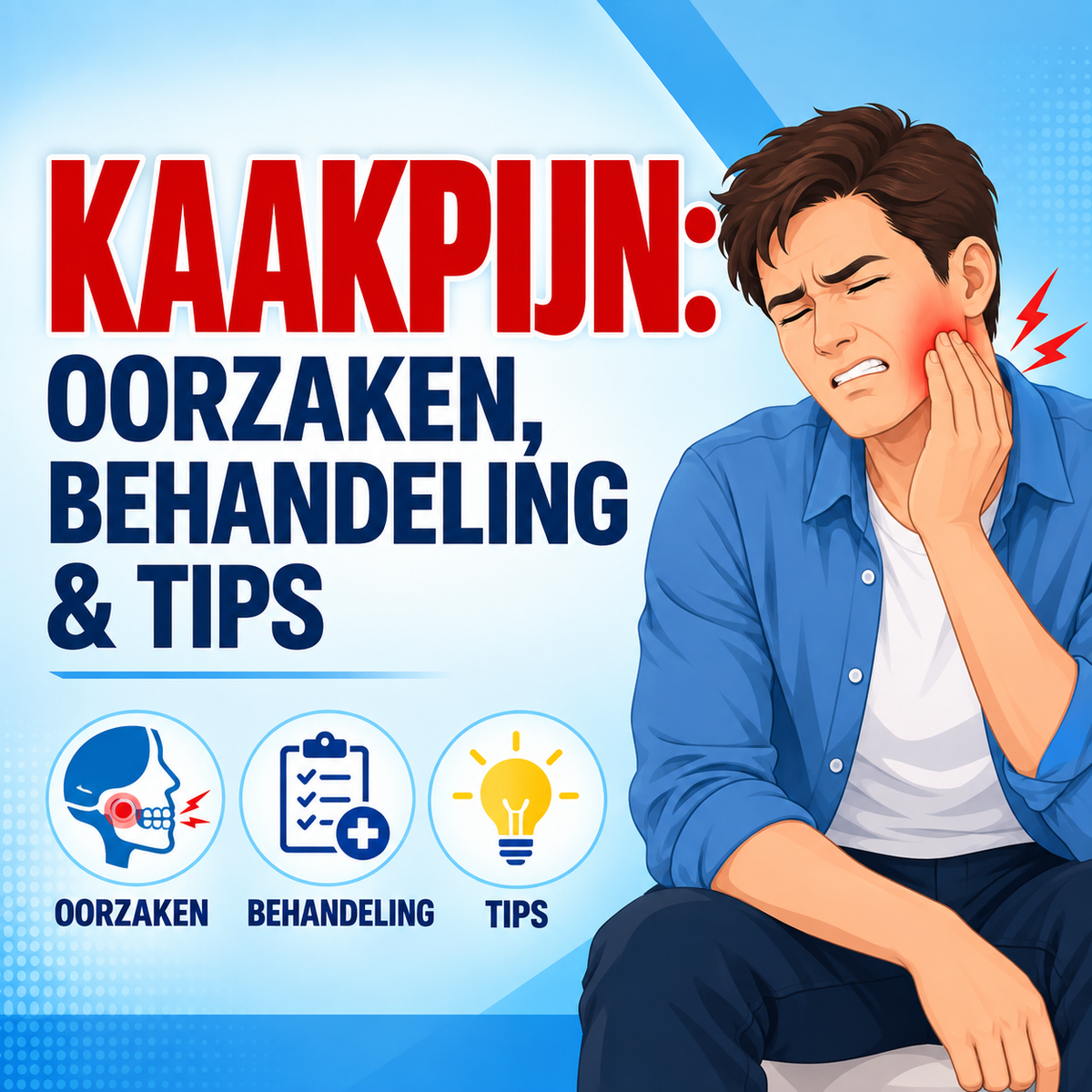 Kaakpijn: oorzaken, herkenning en de aanbevolen behandeling