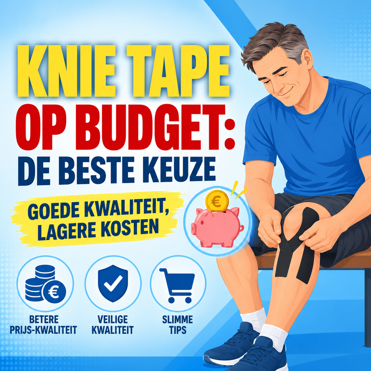 Knie tape op budget: de beste keuze bij beperkt budget