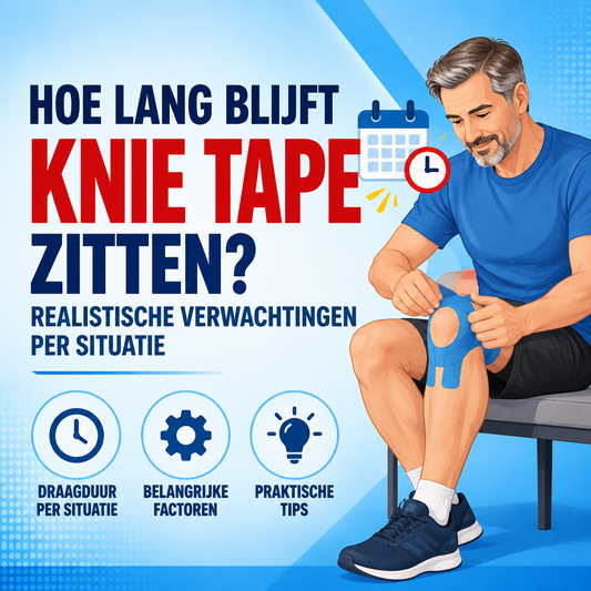 Hoe lang blijft knie tape zitten? Realistische verwachtingen per situatie