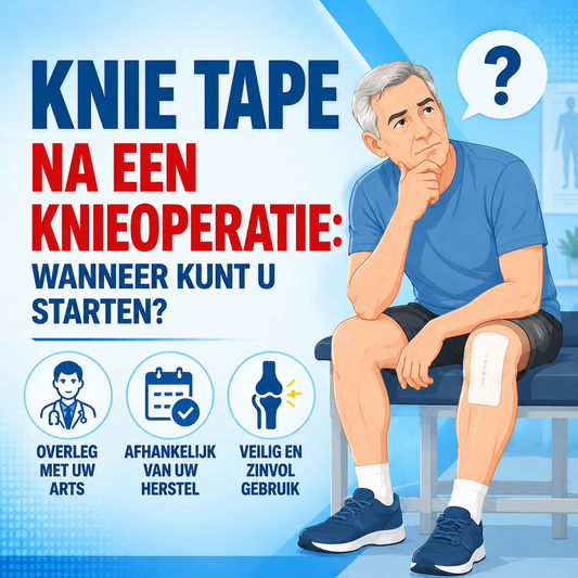 Knie tape na een knieoperatie: wanneer kunt u starten?