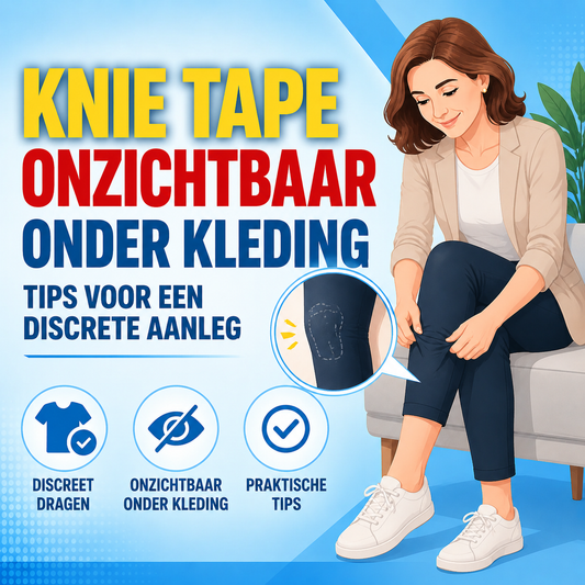 Knie tape onzichtbaar onder kleding: tips voor een discrete aanleg