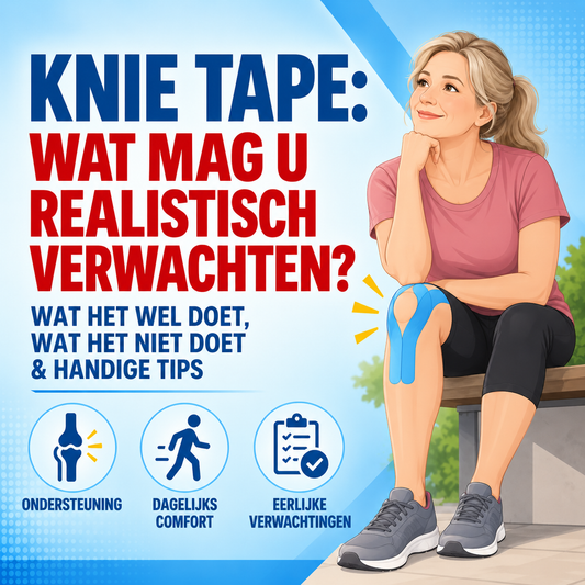 Knie tape: wat mag u realistisch verwachten?