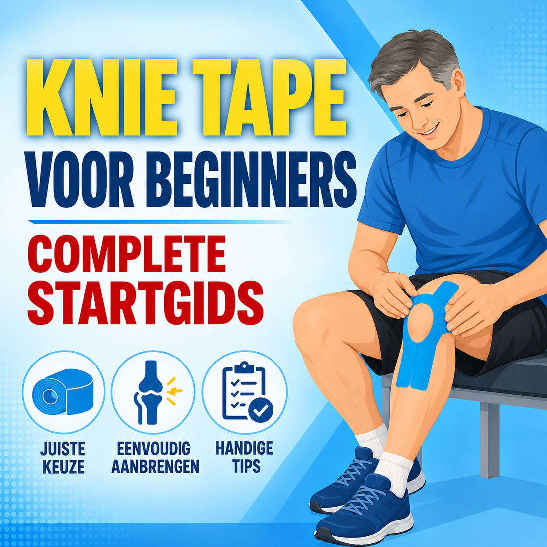 Knie tape voor beginners: complete startgids