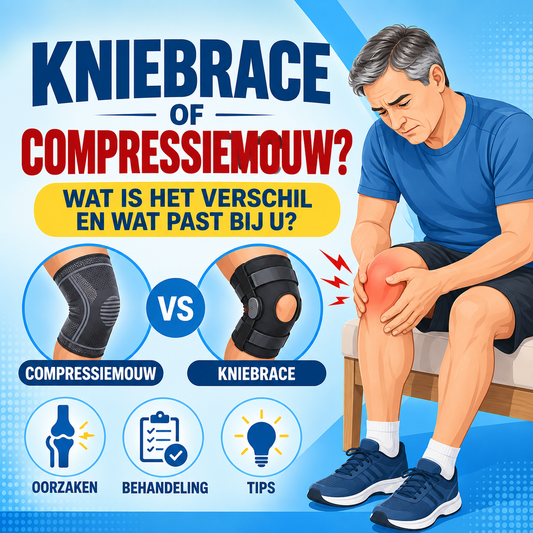 Kniebrace of compressiemouw: wat is het verschil en wat past bij u?