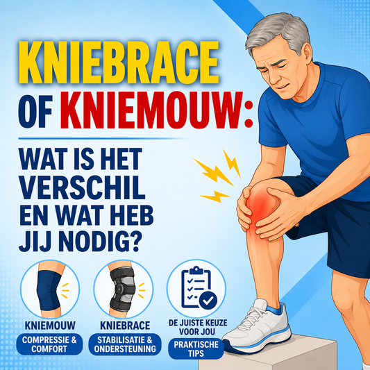 Kniebrace of knie mouw: wat is het verschil en wat heb jij nodig?