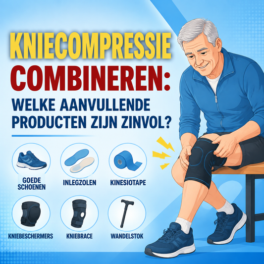 Kniecompressie combineren: welke aanvullende producten zijn zinvol?