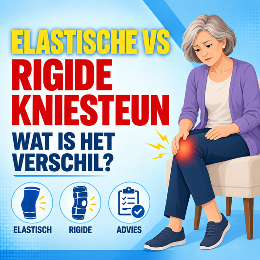 Elastische vs rigide knieondersteuning: wat is het verschil?