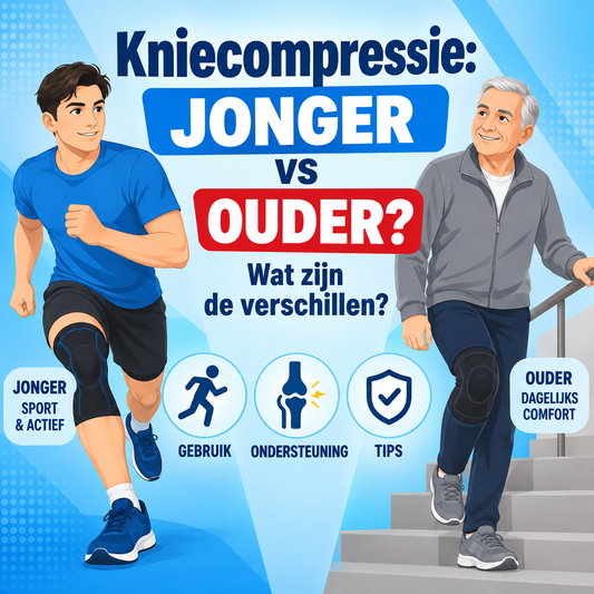Kniecompressie: anders voor jongere vs oudere gebruikers?