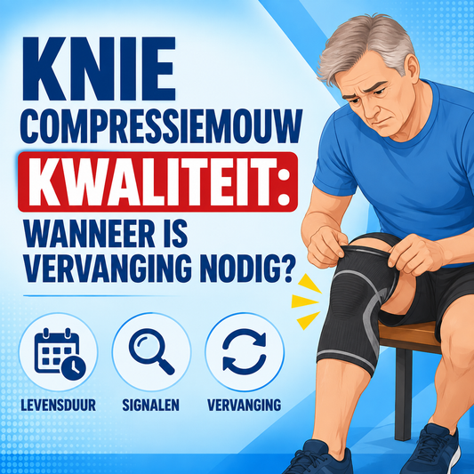 Kniecompressiemouw kwaliteit: wanneer is vervanging nodig?