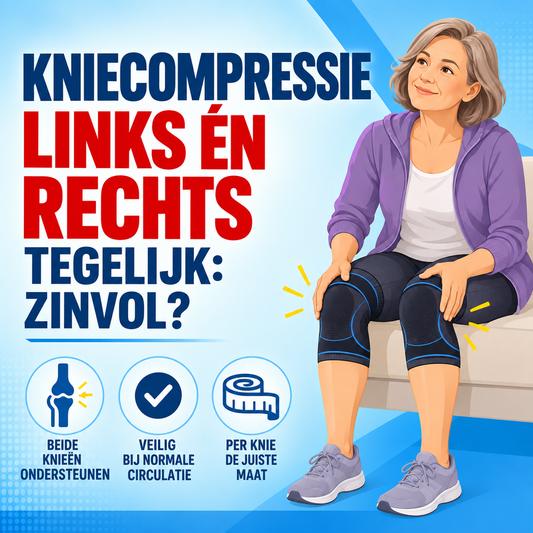 Kniecompressie links én rechts tegelijk: zinvol?