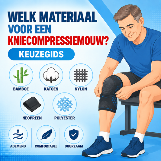 Welk materiaal voor een kniecompressiemouw? Keuzegids