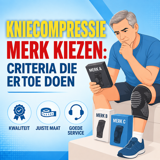 Kniecompressie merk kiezen: criteria die er echt toe doen