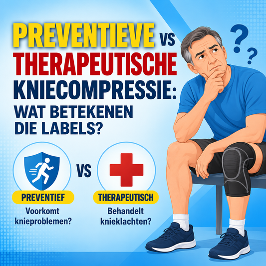 Preventieve vs therapeutische kniecompressie: wat betekenen die labels?