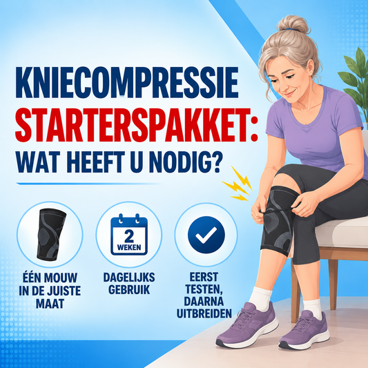Kniecompressie starterspakket: wat heeft u nodig bij uw eerste aankoop?