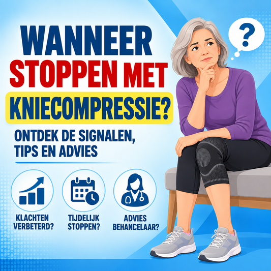 Wanneer stoppen met kniecompressie?