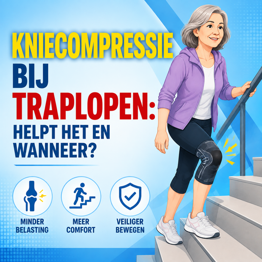 Kniecompressie bij traplopen: helpt het en wanneer?