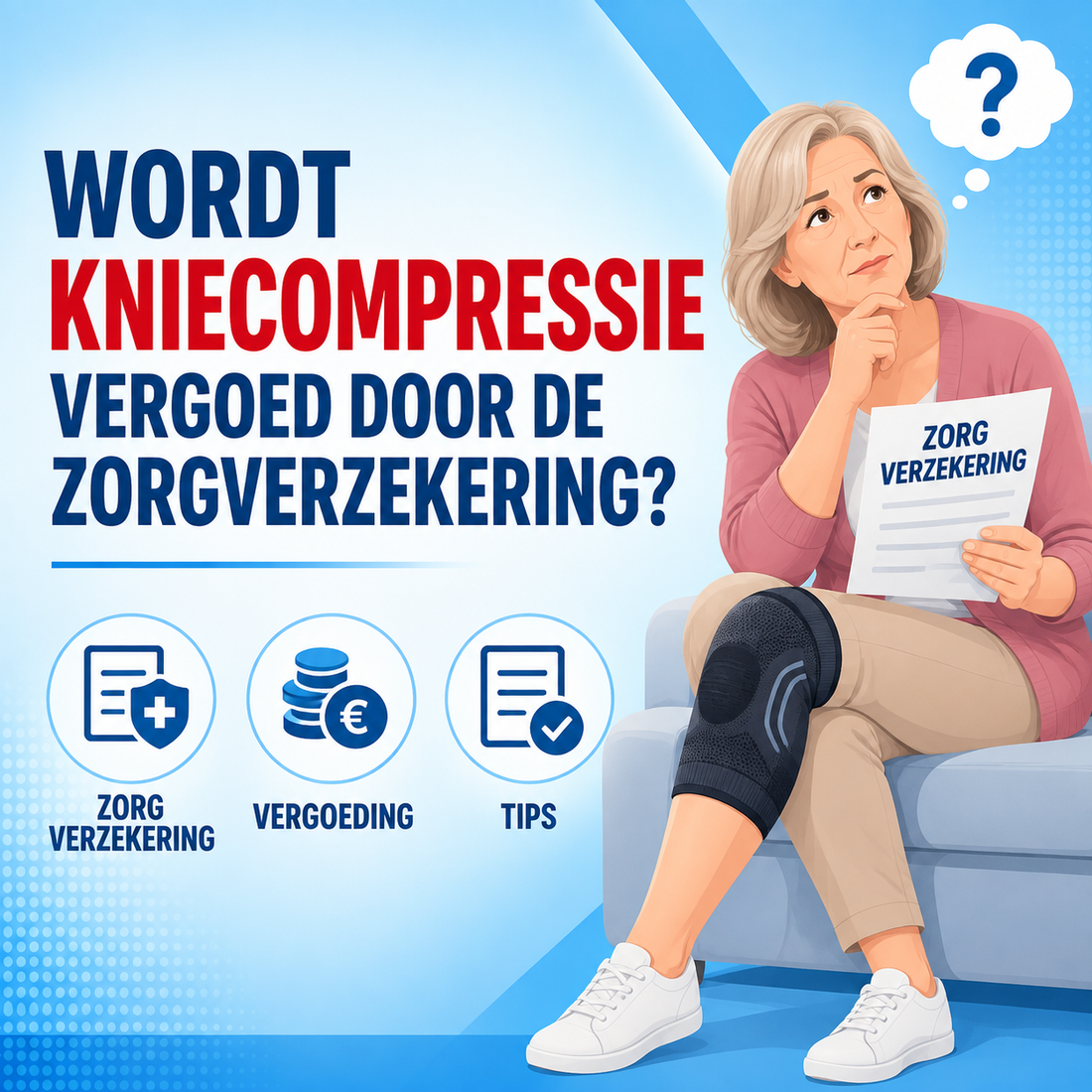 Wordt kniecompressie vergoed door de zorgverzekering?