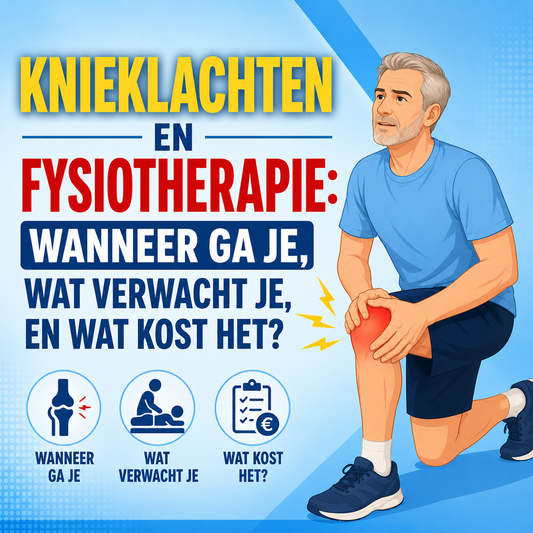 Knieklachten en fysiotherapie: wanneer ga je, wat verwacht je, en wat kost het?