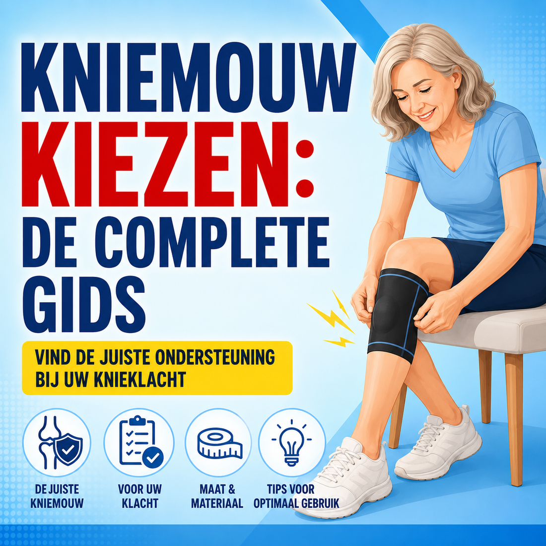 Kniemouw kiezen: de complete gids voor de juiste kniemouw bij uw klacht