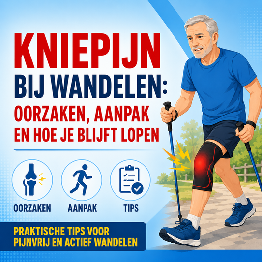 Kniepijn bij wandelen: oorzaken, aanpak en hoe je blijft lopen
