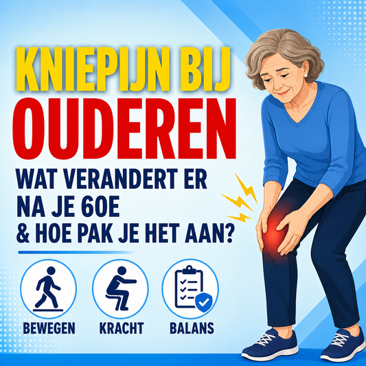 Kniepijn bij ouderen: wat verandert er na de 60 en hoe pak je het aan?