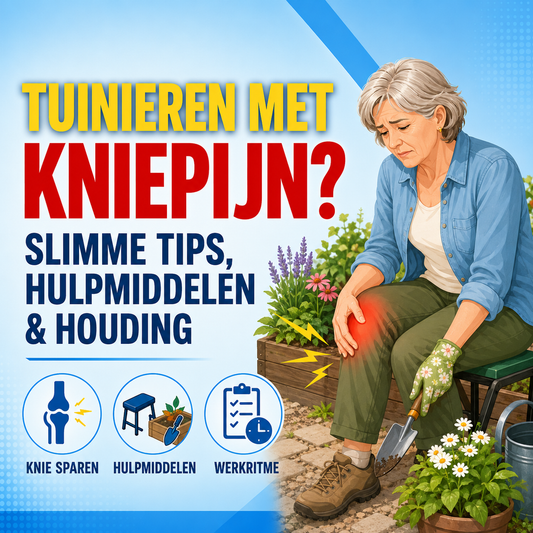 Kniepijn bij tuinieren: hoe je je tuin blijft doen zonder de knie te overbelasten