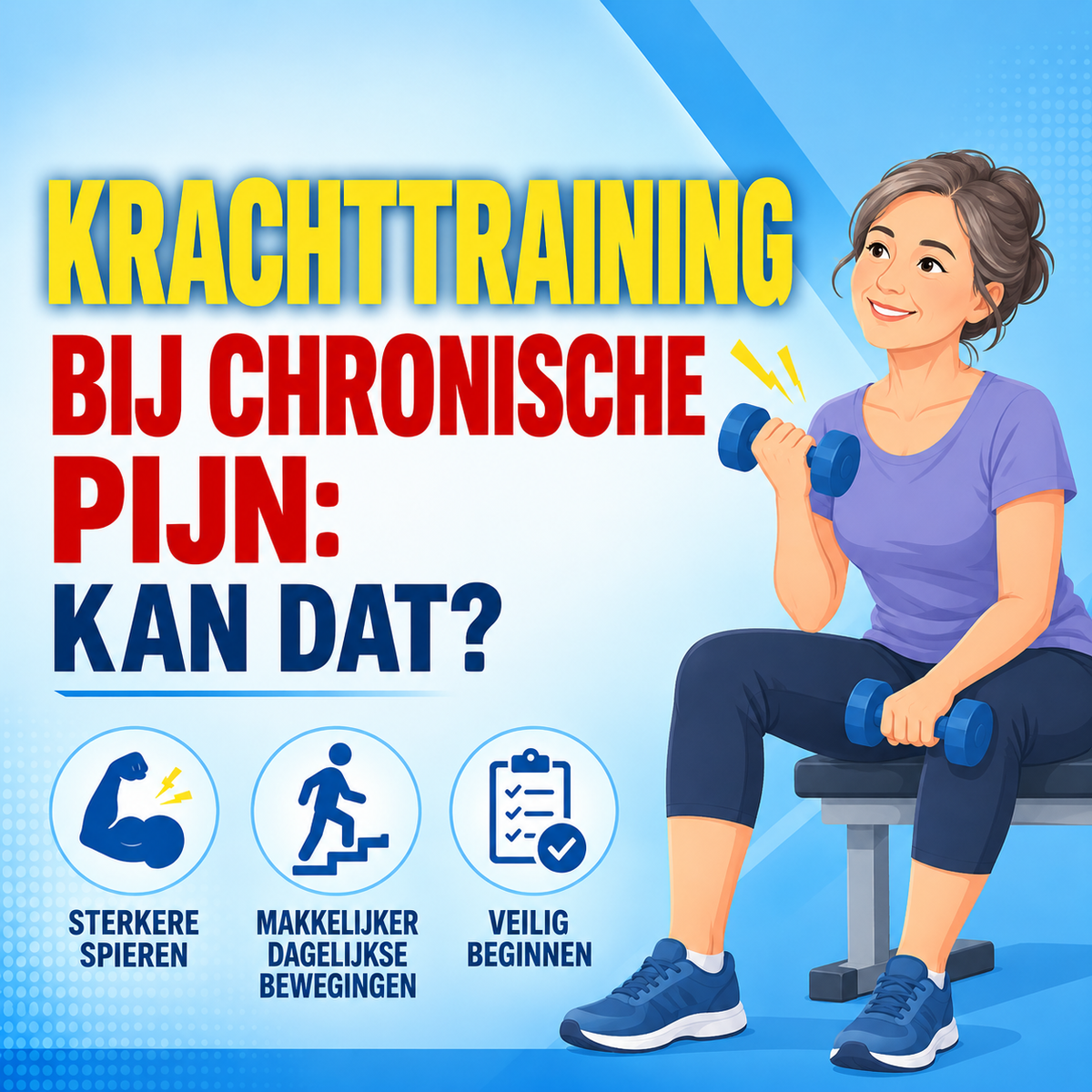 Krachttraining bij chronische pijn: kan dat?