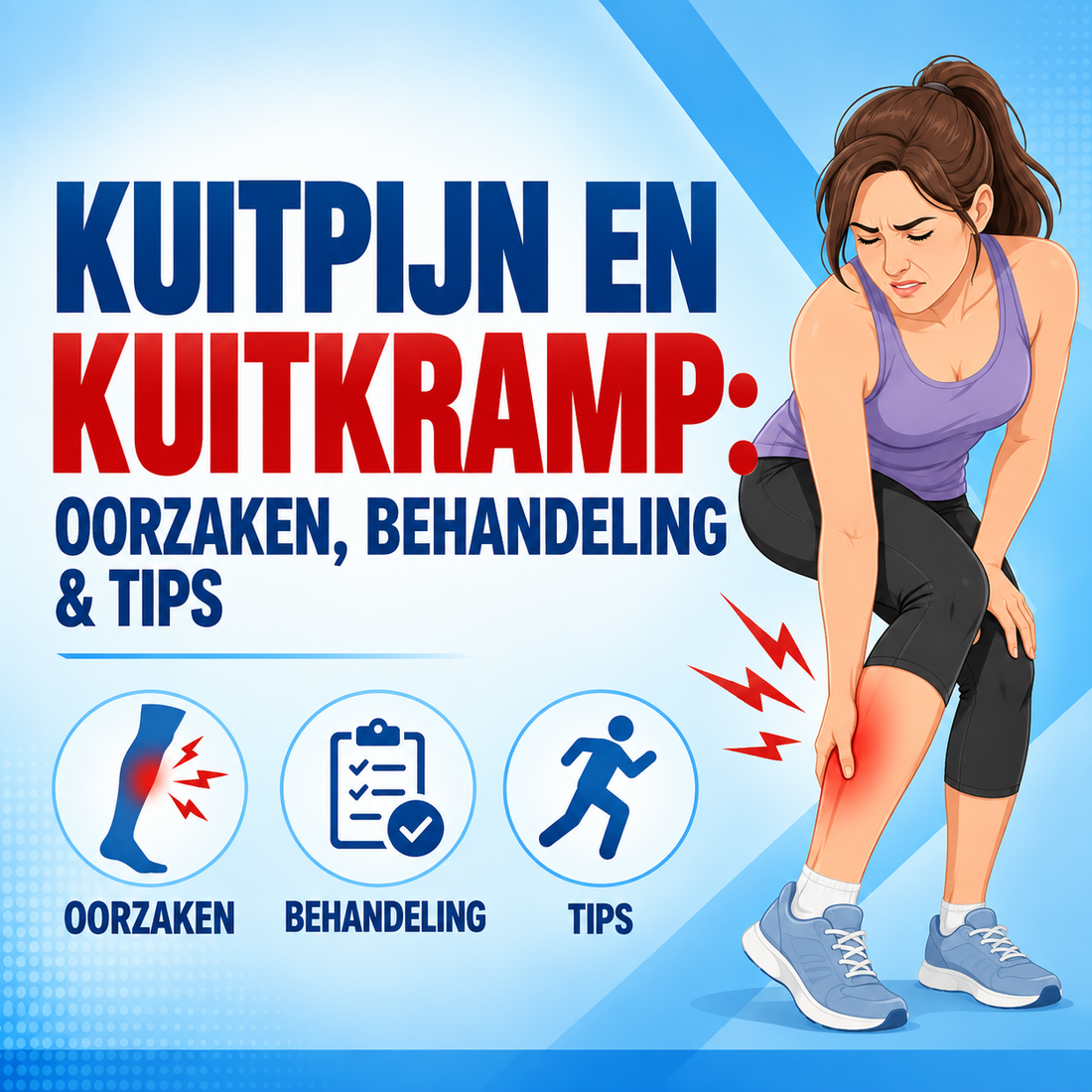 Kuitpijn en kuitkramp: oorzaken en de beste behandeling