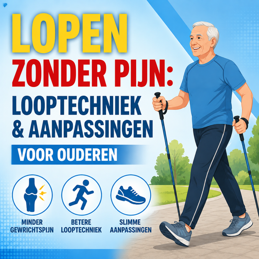 Lopen zonder pijn: looptechniek en aanpassingen voor ouderen met gewrichtsklachten