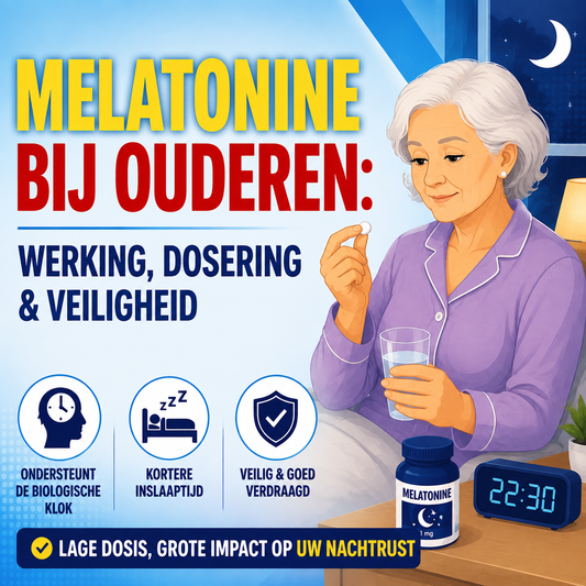 Melatonine bij ouderen: werking, dosering en veiligheid