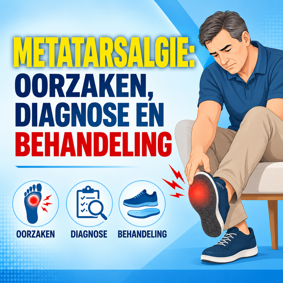 Metatarsalgie: oorzaken, diagnose en de beste behandeling