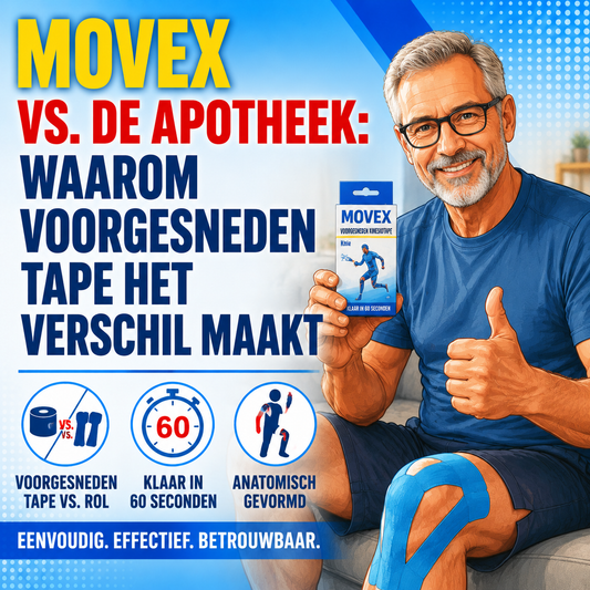MOVEX vs. de apotheek: waarom voorgesneden tape het verschil maakt
