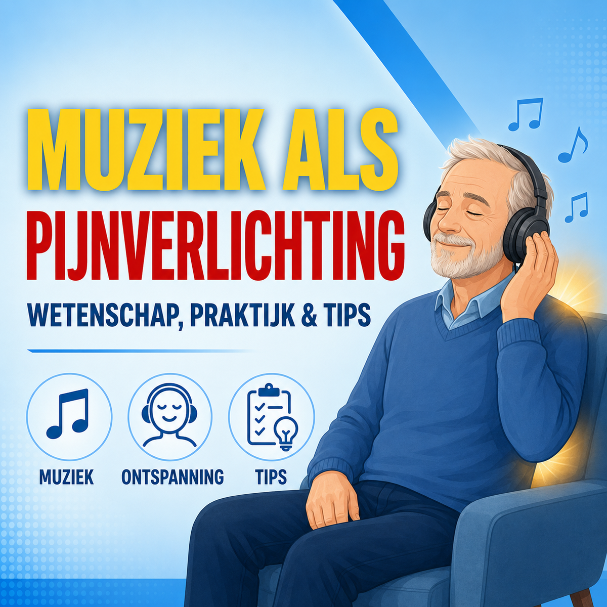 Muziek als pijnverlichtingsstrategie bij ouderen: de wetenschap en de praktijk