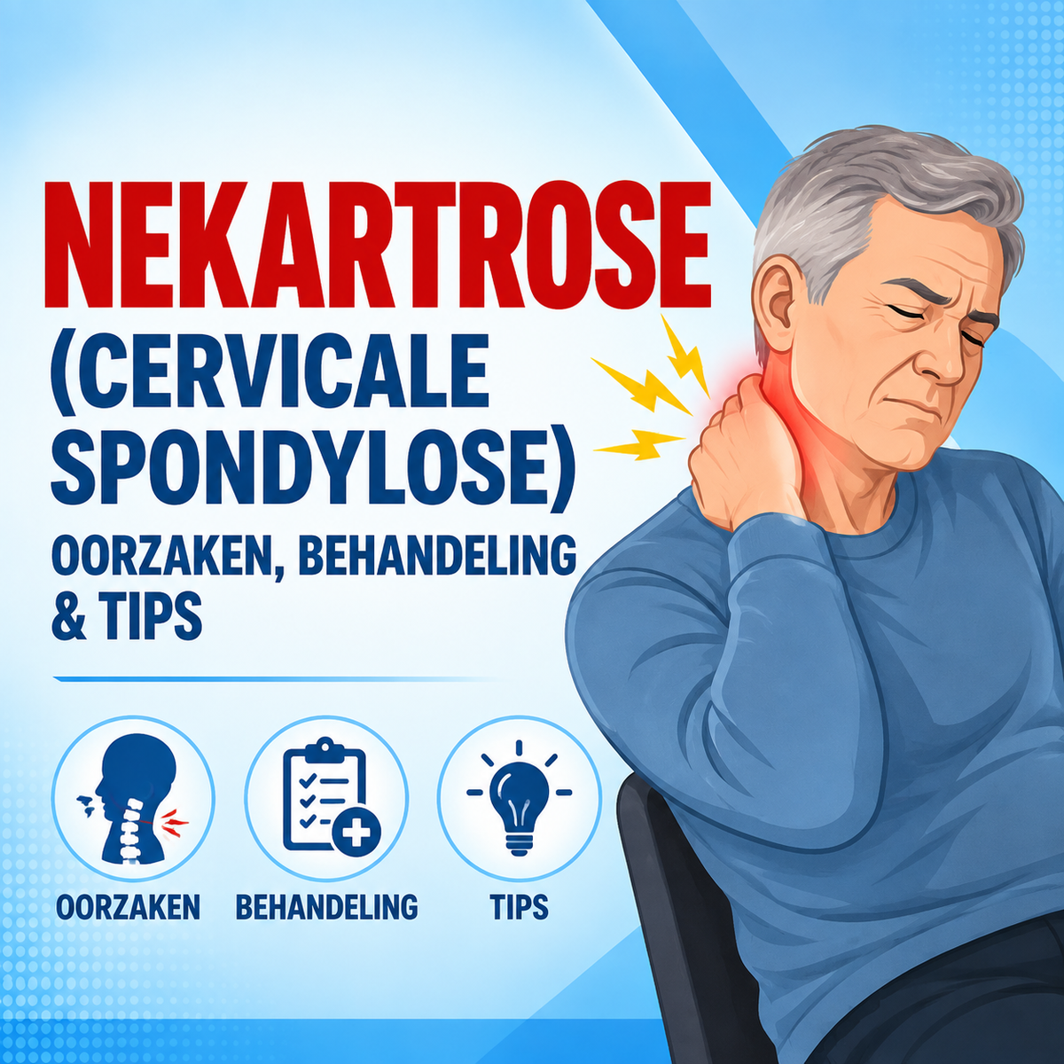 Nekartrose (cervicale spondylose): oorzaken en behandeling