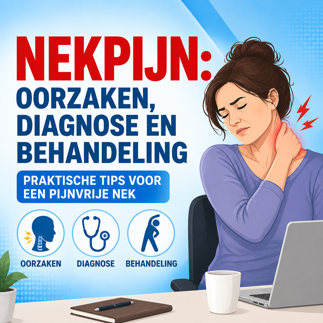 Nekpijn: oorzaken, diagnose en de beste behandeling