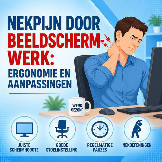 Nekpijn door beeldschermwerk: ergonomie en aanpassingen
