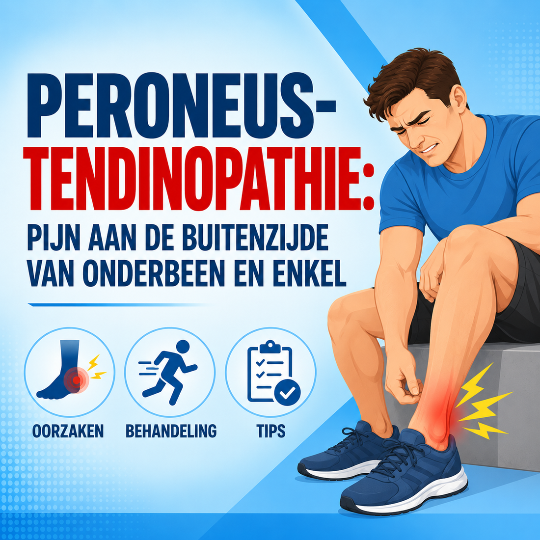 Peroneus-tendinopathie: pijn aan de buitenzijde van het onderbeen en enkel