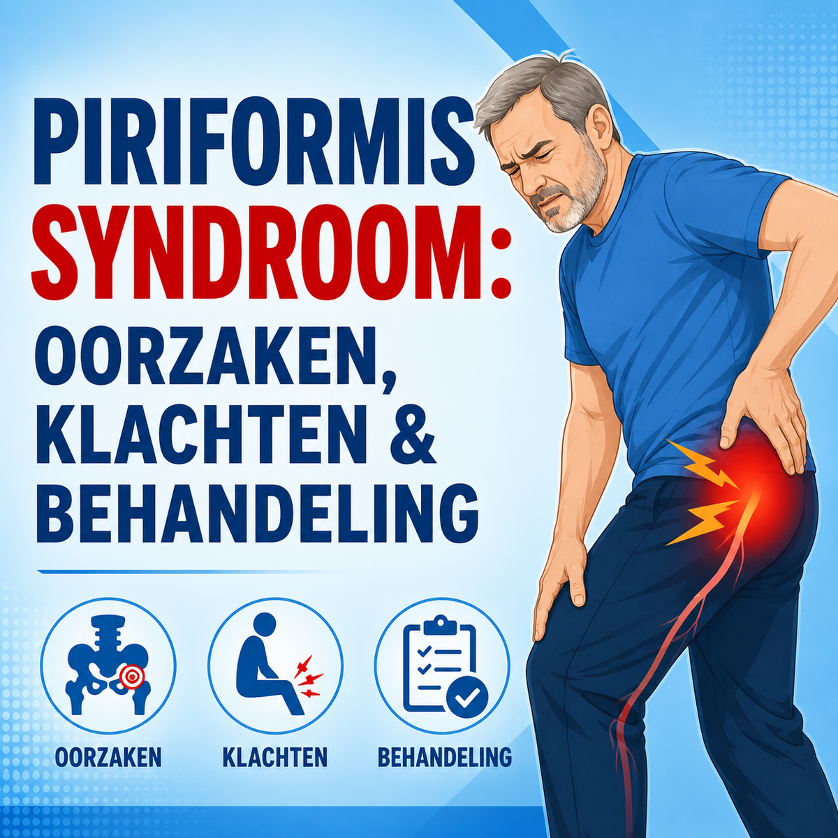 Piriformissyndroom: oorzaken, klachten en de complete behandeling