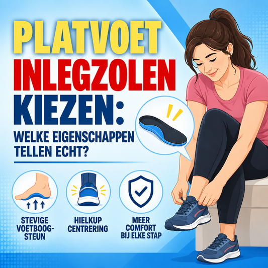 Platvoet inlegzolen kiezen: welke eigenschappen tellen echt?