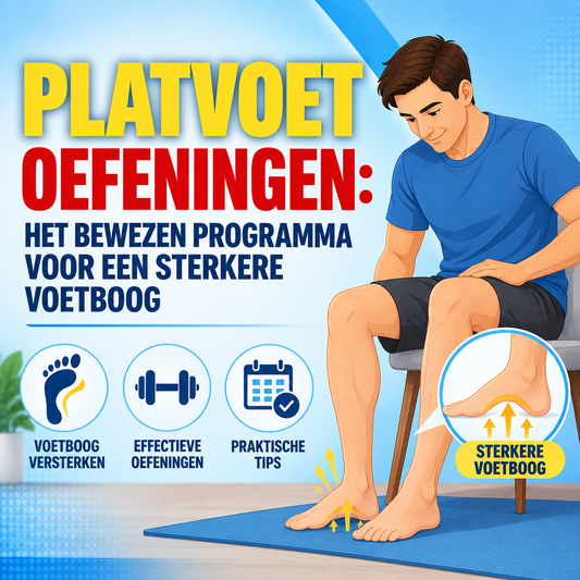 Platvoet oefeningen: het bewezen programma voor een sterkere voetboog